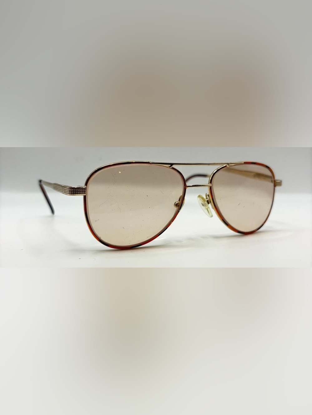 VE Tortoise Gold Pilot Sunglasses Frames Only